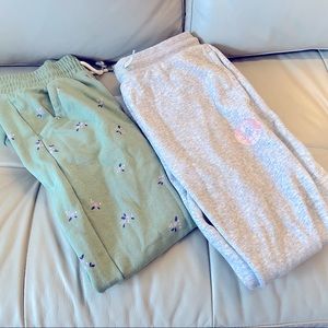 Puma, Converse, and Cat & Jack sweatpants pair, girls 12/14 M pant lot